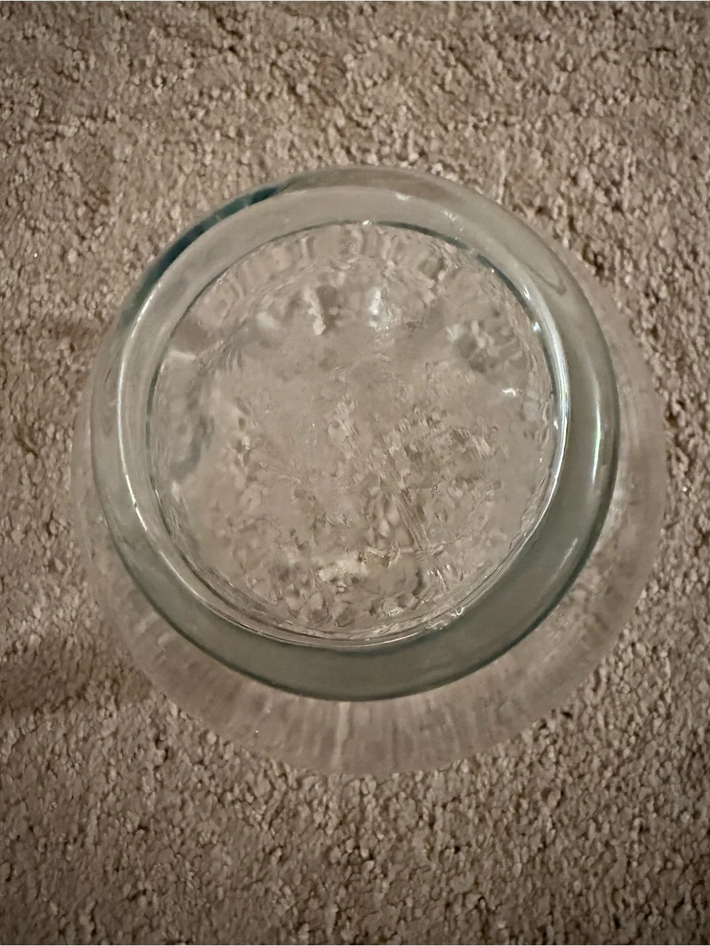 Clear Glass Ruffled Rim Vase - Home Accents